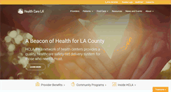 Desktop Screenshot of healthcarela.org
