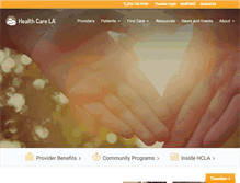Tablet Screenshot of healthcarela.org